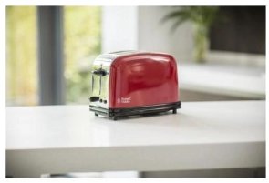 Тостер Russell Hobbs Colours Plus Flame Red (23330-56)