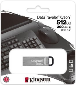 Флешка USB Kingston DataTraveler Kyson 512GB (DTKN/512GB)