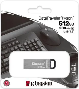 Фото: Флешка USB Kingston DataTraveler Kyson 512GB (DTKN/512GB) № 3 | KTC