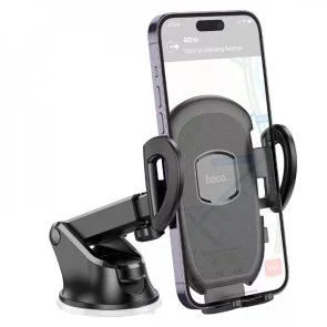 Фото: Кріплення для мобільного телефону Hoco H9 General center console Black (H9 Black) № 5 | KTC