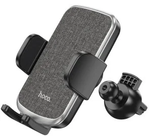 Фото: Кріплення для мобільного телефону Hoco CA94 Polaris Black (6931474758507) № 4 | KTC