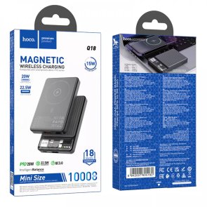 Батарея універсальна Hoco Q18 Tourer 10000mAh 22.5W Black