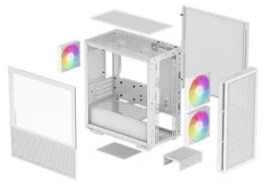 Фото: Корпус Deepcool CH360 WH White with window (CH360 White) № 6 | KTC