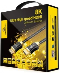 Фото: Кабель Cablexpert AOC v2.1 HDMI / HDMI 20m Black (CCBP-HDMI8K-AOC-20M) № 2 | KTC