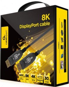 Кабель Cablexpert AOC v1.4 DP / DP 30m Black (CC-DP8K-AOC-30M)