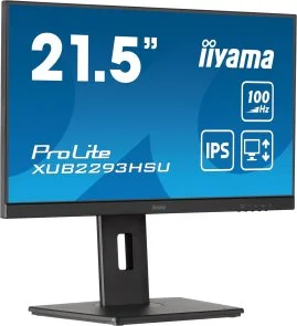 Фото: Монітор iiyama XUB2293HSU-B6 Black - 21.5" IPS / 1920×1080 / 100 Гц / Pivot / HAS № 2 | KTC