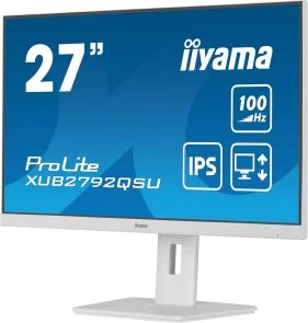 Фото: Монітор iiyama ProLite XUB2792QSU-W6 White - 27" IPS / 2560×1440 / 100 Гц / Pivot / HAS № 4 | KTC