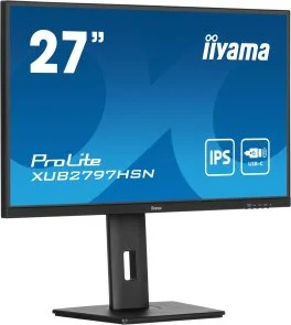 Фото: Монітор iiyama XUB2797HSN-B1 Black - 27" IPS / 1920×1080 / 100 Гц / Pivot / HAS № 3 | KTC