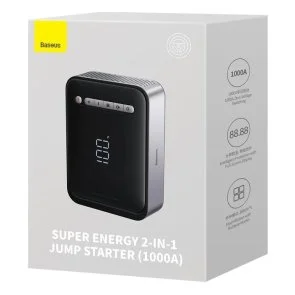 Фото: Бустер Baseus Super Energy Car Jump Starter 8000 mAh Black (CGCN000001) № 5 | KTC