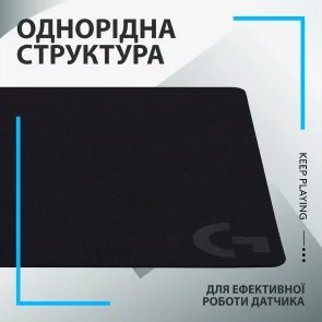 Фото: Килимок Logitech G240 Black (943-000785) № 7 | KTC