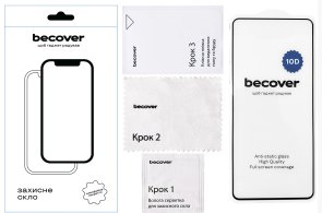 Захисне скло BeCover 10D for Blackview A100 - Black (711528)