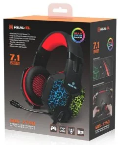 Фото: Гарнітура Real-EL GDX-7750 Black/Red (EL124100048) № 10 | KTC