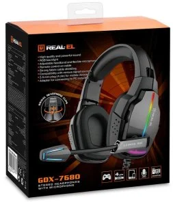 Фото: Гарнітура Real-EL GDX-7680 Black (EL124100046) № 11 | KTC