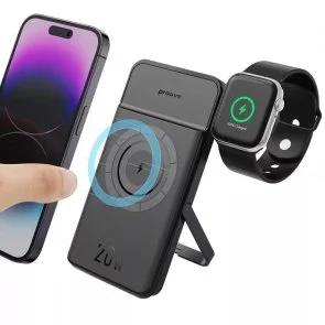 Фото: Батарея універсальна Proove Power Stand 2in1 Magnetic 10000mAh 20W Black (PBPS20030001) № 2 | KTC