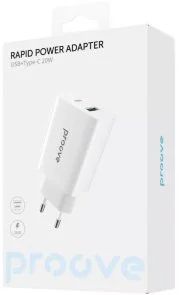 Фото: Зарядний пристрій Proove Rapid 20W White (WCRP20110002) № 4 | KTC