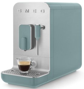 Кавомашина Smeg Coffee Machine With Steam Wand Emerald Green (BCC12EGMEU)