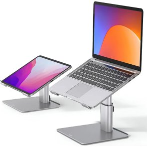 Підставка для ноутбука Baseus Metal Adjustable Laptop Stand Silver (LUJS000012)