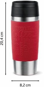 Термочашка Tefal Travel Mug Classic 360ml Red (N2020410)