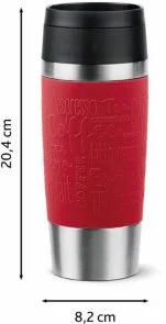 Фото: Термочашка Tefal Travel Mug Classic 360ml Red (N2020410) № 4 | KTC