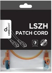 Фото: Патч-корд Cablexpert S/FTP RJ45 Cat.6a AWG 27 Cu LSZH 1m Orange (PP6A-LSZHCU-O-1M) № 3 | KTC