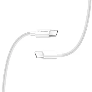 Фото: Кабель ColorWay 3A 65W Type-C / Type-C 2m White (CW-CBPDCC056-WT) № 2 | KTC