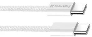 Фото: Кабель ColorWay 3A 60W Type-C / Type-C 1m Gray (CW-CBPDCC061-GR) № 6 | KTC