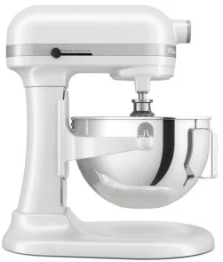 Фото: Планетарний міксер KitchenAid Heavy Duty 5.2L - 5KSM55SXX White (5KSM55SXXEWH) № 2 | KTC