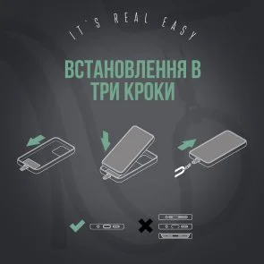 Фото: Ремінець для смартфону ArmorStandart Rope Black Pine with Clear holder (ARM67206) № 6 | KTC