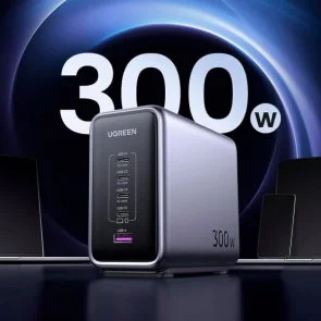 Фото: Зарядний пристрій UGREEN Nexode CD333 GaN 300W Black (90903B) № 6 | KTC