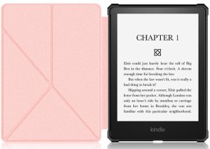 for Amazon Kindle Paperwhite G11 2021 - Ultra Slim Origami Rose Gold