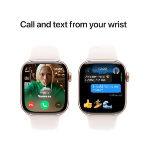Фото: Смарт годинник Apple Watch Series 10 GPS 42mm Rose Gold Aluminium Case with Light Blush Sport - S/M (MWWH3) № 7 | KTC