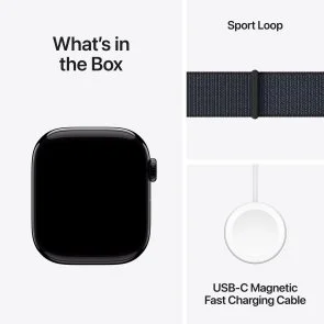 Фото: Смарт годинник Apple Watch Series 10 GPS 42mm Jet Black Aluminium Case with Ink Sport Loop (MWWG3) № 9 | KTC