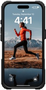 Чохол UAG for Apple iPhone 16 Pro - Plasma XTE Magsafe Black/Orange (114474114097)