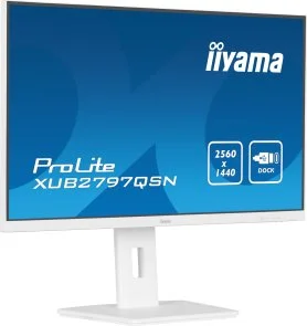 Фото: Монітор iiyama XUB2797QSN-W1 White - 27" IPS / 2560×1440 / / Pivot / HAS № 2 | KTC