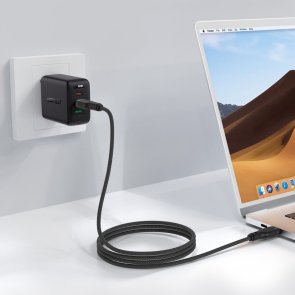 Кабель Acefast C8-03 60W Type-C / Type-C 1.2m Black (6974316282716)