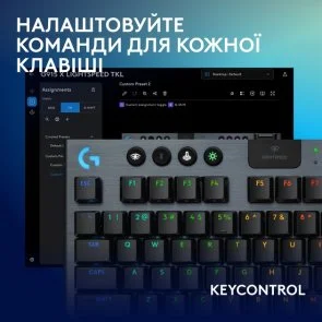 Фото: Клавіатура Logitech G915 X Lightspeed TKL Clicky Wireless Black (920-012757) № 5 | KTC