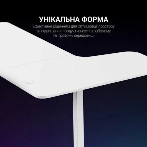 Фото: Стіл для геймерів GamePro GDC216W White № 7 | KTC