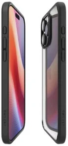 Фото: Чохол Spigen for Apple iPhone 16 Pro Max - Ultra Hybrid Matte Black (ACS07996) № 5 | KTC