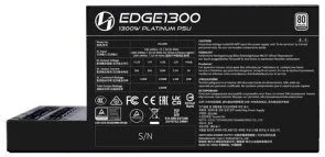 Фото: Блок живлення Lian-Li 1300W EDGE1300 Black (G9P.EG1300.BE00.EU) № 5 | KTC