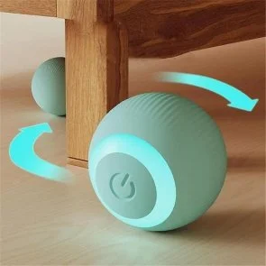 Фото: Інтерактивний м'ячик для тварин з підсвіткою PETGRAVITY Smart Rotating Ball № 4 | KTC