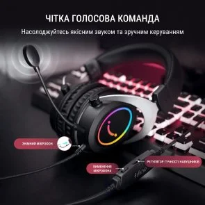 Фото: Гарнітура Fifine H3 RGB Black № 9 | KTC