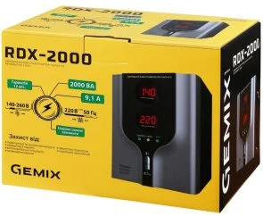 Фото: Стабілізатор Gemix RDX-2000 № 4 | KTC