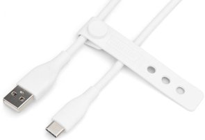 Кабель Digitus 60W AM / Type-C 1m White (AK-300340-010-W)