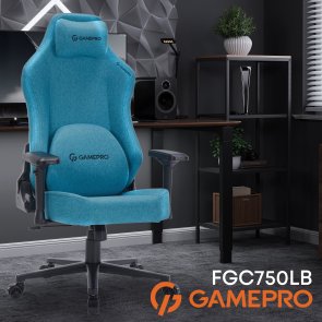 Крісло GamePro FGC750 Fabric Light Blue (FGC750LB)