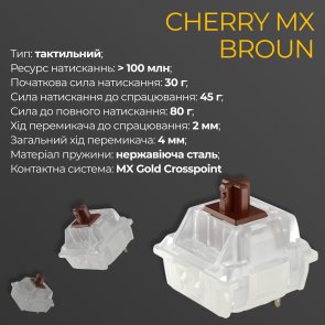 Клавіатура Ducky One 3 Mini Cherry MX Brown RGB ENG/UKR White (DKON2161ST-BUAPXPWWWSC1)