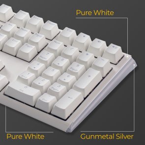 Клавіатура Ducky One 3 Cherry MX Red RGB ENG/UKR White (DKON2108ST-RUAPXPWWWSC1)