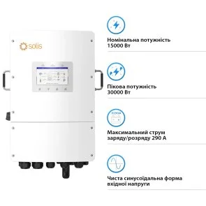Фото: Інвертор Solis S6-EH3P15K-L 15000W № 4 | KTC
