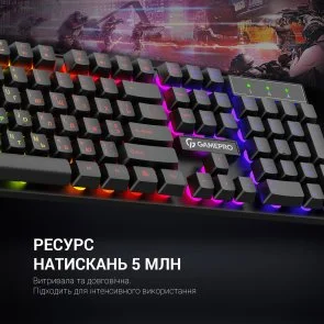Фото: Клавіатура GamePro GK296 Black № 12 | KTC