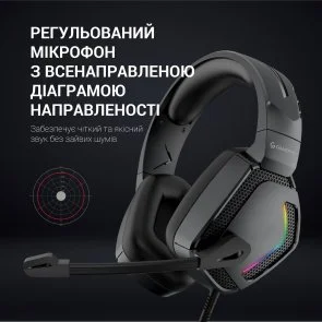 Фото: Гарнітура GamePro HS605 RGB Black № 9 | KTC