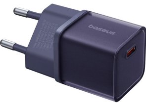 Зарядний пристрій Baseus GaN5S Fast Charger 1C 30W Midnight Purple (P10162504523-00)